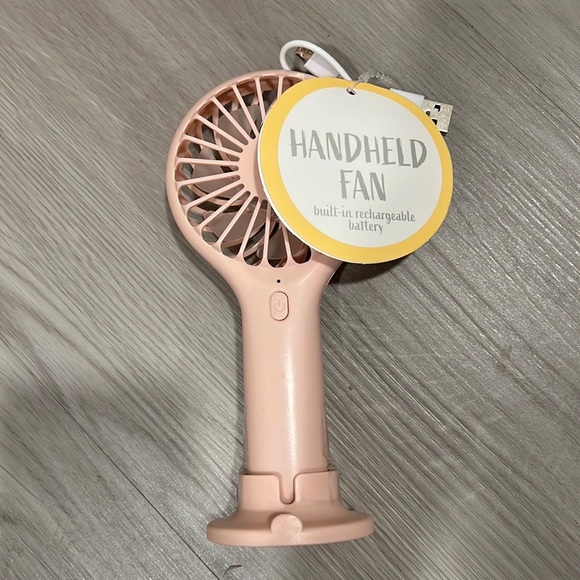 Target handheld rechargeable fan light pink - Picture 1 of 3